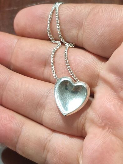 sterling silver heart necklace