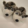 Kids Slippers Wolf Design  Size 28/29 Image 3