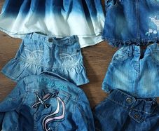 Baby girl clothes, denim, jacket, dress,  skirt,  dungarees,Next, Zara,H&M