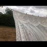 vintage ivory lace curtain panel Image 4
