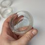 214 - Set of 5 Vintage Clear Glass Decorative Collectible Jars Ramekins Image 8