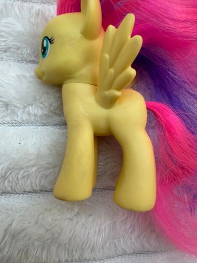 My Little Pony G4 Rainbow Rocks Fluttershy Brushable Butterfly Over Eye Used Please see photos