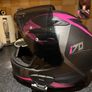 HJC i70 pink/black helmet Image 2