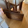 french oak dining table and chairs Image 4