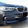 Front Splitter Lip Spoiler Gloss Black For BMW 5 Series G30 G31 SE 2017-20 Pre LCI Image 4