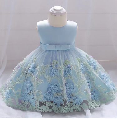 New Baby Girl Flower Dress size 12-18 mths