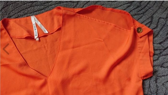 Orange Blouse  Size 12