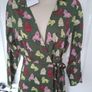 NWT Compania Fantastica Green Dog Pattern  Drees  XS Image 2