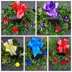 Fresh Holly Wreaths