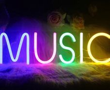 FREE P&P | Neon Light Music Light Sign Bedroom Decor