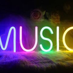 FREE P&P | Neon Light Music Light Sign Bedroom Decor