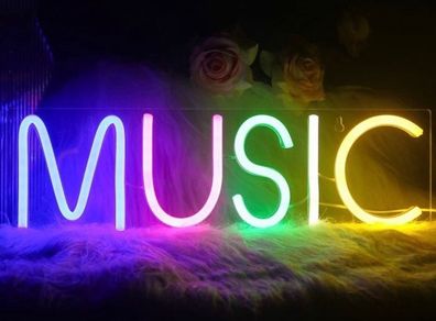 FREE P&P | Neon Light Music Light Sign Bedroom Decor