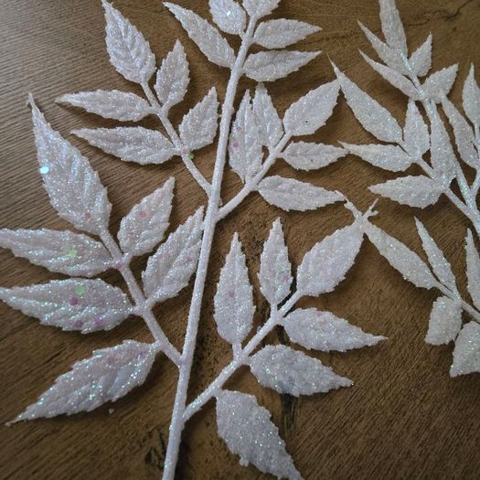 Glitter Christmas decorations