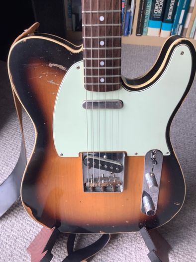 Nick Oswald Handmade Tele. (John Frusciante) Reliced by Oswald