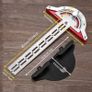 Precision Metal Angle Ruler - Adjustable Rotation Head, Metric/Imperial Measurements, Waterproof & Rustproof, Ideal for Carpentry & Woodworking Projects, Wall-Mounted Storage Cover not included Image 3