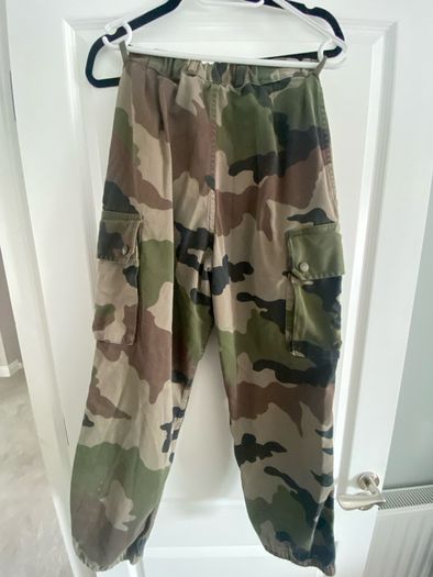 Military surplus camo uniform