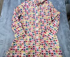 Women Sz 1 AVOCA Waterproof Trench Raincoat Rain Jacket Coat Multi Hooded