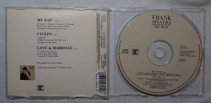 Frank Sinatra - My Way - CD Single