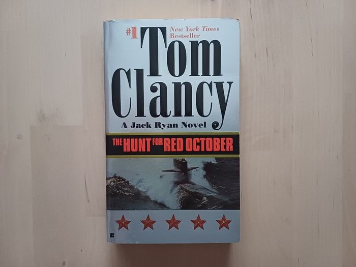 The Hunt for Red October by Tom Clancy (Jack Ryan Cold War Thriller American Edition Paperback 1985)