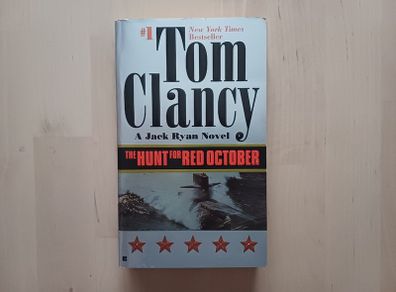 The Hunt for Red October by Tom Clancy (Jack Ryan Cold War Thriller American Edition Paperback 1985)