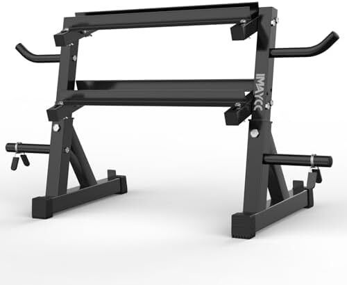Adjustable Dumbbell Rack Storage 98x41x91/85x32x80CM,2 Tier/3 Tier Weight Storage Rack Organizer Dumbbells Stand Holder Space-Saving Fitness Organiser Durable Stabel Steel for Home Gym