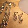 Crystal necklace and earring set Image 2