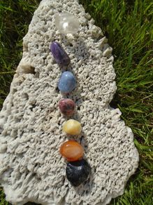 Chakra crystal set,Tumblestones,Chakra stones,Crystals