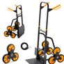 Heavy Duty Stair Climbing Cart 200kg Folding Hand Truck with 6 Wheels Image 3