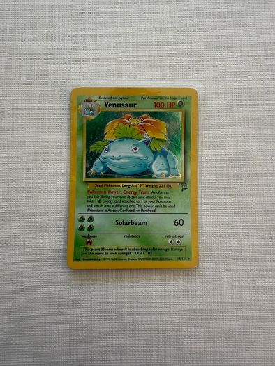 Pokemon Card Base Set 2 Venusaur