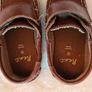 Next tan brown leather boys shoes size 9 junior Image 3