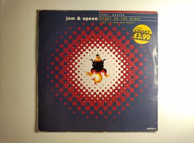 Jam and Spoon - Right In The Night - Epic Records - CLASSIC Trance BANGER!! '94 Pressing!
