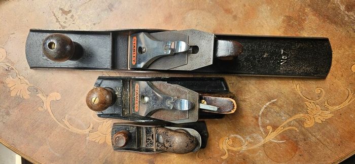 3 Stanley planes (7, 4 1/2, 110)