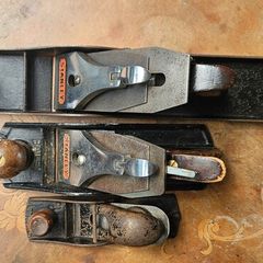 3 Stanley planes (7, 4 1/2, 110)
