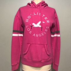 Hollister Ladies Pink Pullover Hoodie Size X-Small