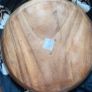Wooden plate acacia handcrafted big size 46 cm Image 2