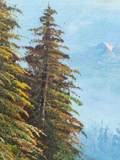 Large W Chapman Oil on Board