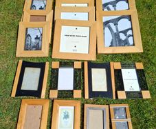 Solid wood picture frames