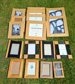Solid wood picture frames