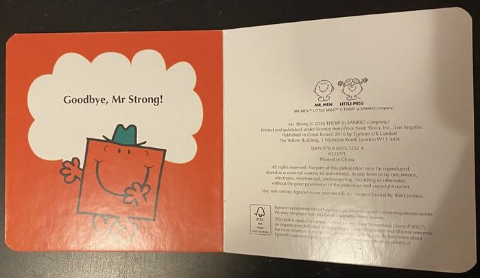 Roger Hargreaves Mr. Strong