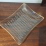 intage Retro Mid Century Modern Atomic Design Chance Brothers Fiestaware Set of Two Small Rectangular Dishes with Gilt Edging in the Very Rare Night Sky Pattern from 1957 Image 3