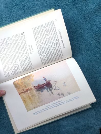 Landscape Painting In Water- Colour By Oswald Garside