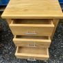 Solid Oak Bedside Lockers Image 5