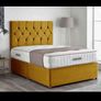 New Double,4ft ,4ft6 King 5ft And Superking 6ft Sizes Divan Beds Instock. Multiple Headboard Designs And Tufted Mattresses Instock Image 8