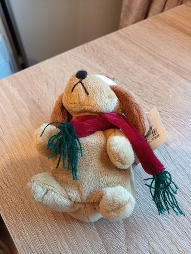 christmas teddy beanie