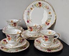Vintage Paragon "Autumn Glory" Tea Set