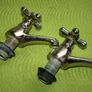 Vintage Brass Bath Taps Image 3