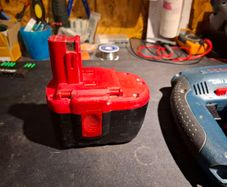 Bosch SDS drill 24v with upgraged battery