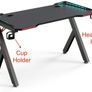Gaming PC Table desk With LED lights Image 4