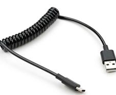 Retractable Spring Type C USB C Charger Cable For Galaxy S8 S9 S10 PLUS Huawei