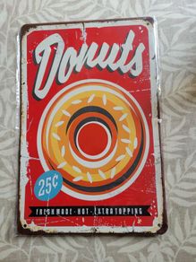 metal sign